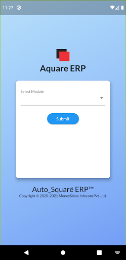 Aquare ERP Screen 2