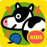 영유아 숫자, 도형, 색깔 놀이 - 동글동글 동물친구 icon