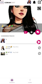 Screenshot 5 Chat Lesbianas - Citas Mujeres android