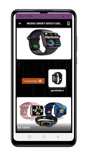 Android application Modio MW07 Smart - Guide screenshort
