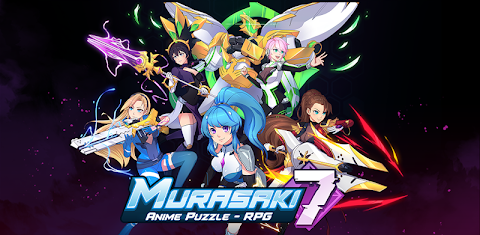 Murasaki7 - Anime Puzzle RPGのおすすめ画像1