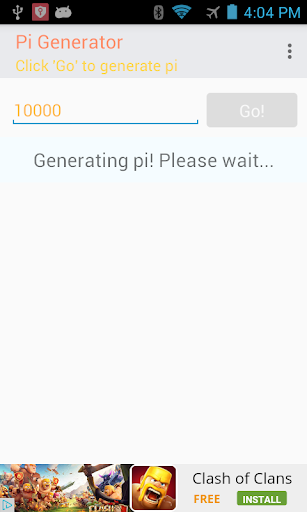Pi Generator Screen 2
