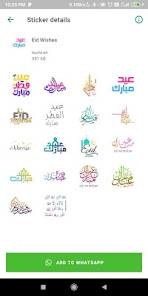 Captura de Pantalla 5 Animated Islamic Stickers 2022 android