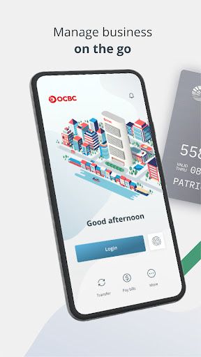 Screenshot of OCBC Business