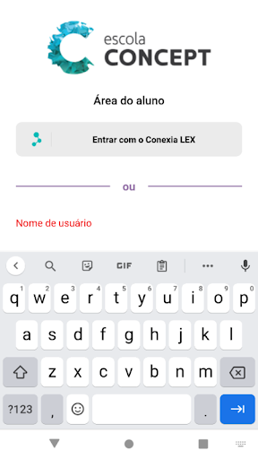 Android application Concept U screenshort