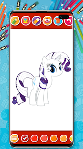 Pony coloring Book