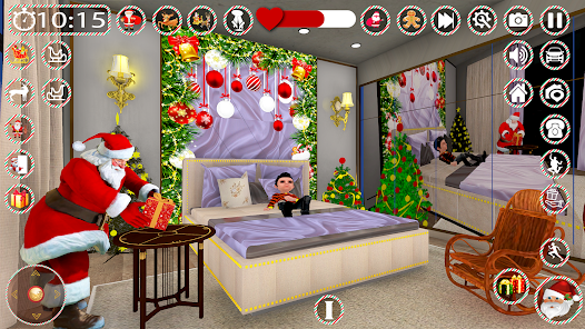 Scary Santa Horror Escape Game 1.0 APK + Мод (Unlimited money) за Android