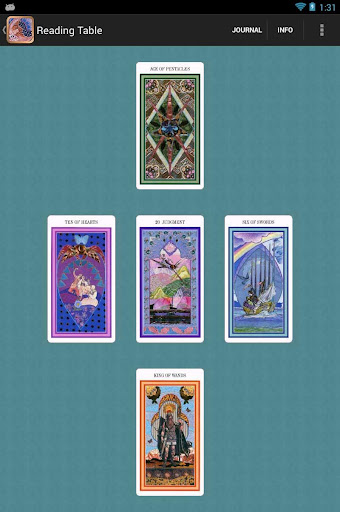 Screenshot of Enchanted Tarot