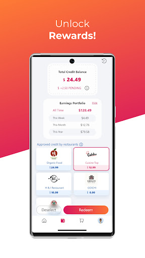Glasy - Food Rewards App! Screen 2