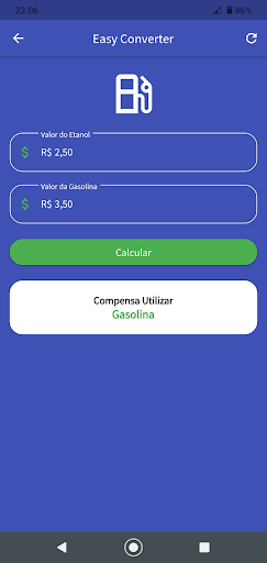 Easy Converter - Álcool ou Gas Screen 2