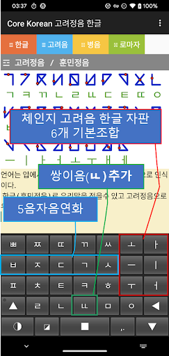 Core Korean keyboard - Cnzkr Screen 2
