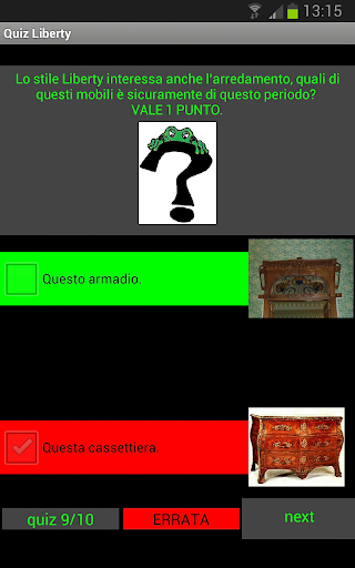 Liberty Quiz Arte Screen 3