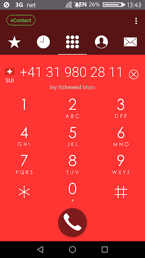 vContact-PBX Screen 2