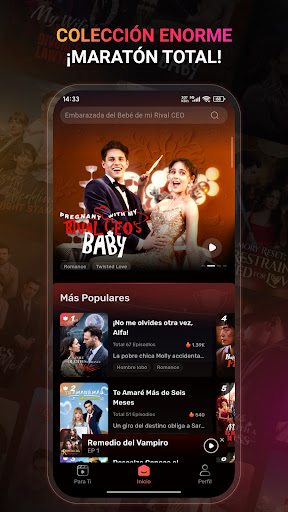 ZeroTV - Dramas y Reels Captura de Pantalla de la Aplicación Android 1