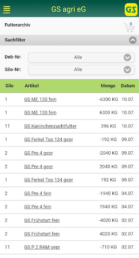 GS agri eG Screen 3