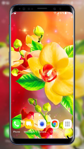 Flowers Live Wallpaper Screenshot 3 - AppWisp.com
