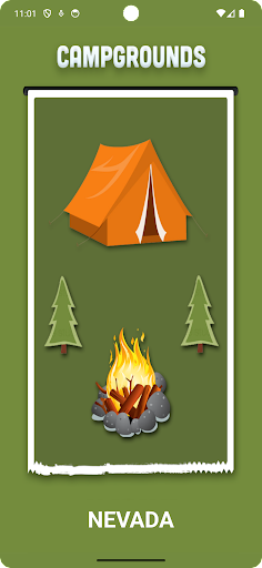Android application Nevada Campgrounds screenshort