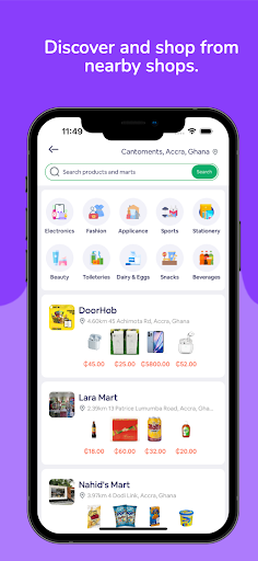 DoorHob - Food Delivery & more Screen 2