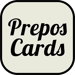 Simge resmi Prepositions Cards: Learn Engl