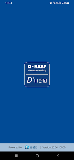 Android application BASF D'litE3F Dashboard screenshort