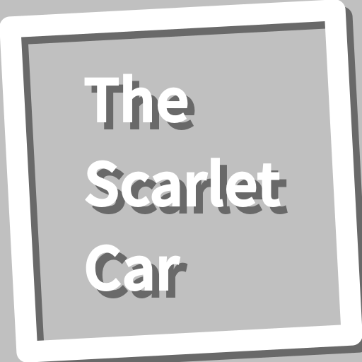 Book, The Scarlet Car logo