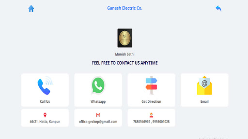 Ganesh Electric Co. Screen 3