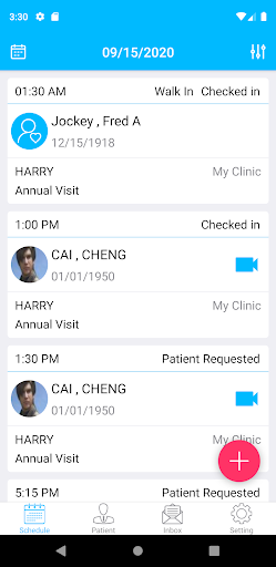 Android application iClinic Anywhere screenshort