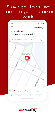 Android application GoMobileX-Mobile Auto Service screenshort