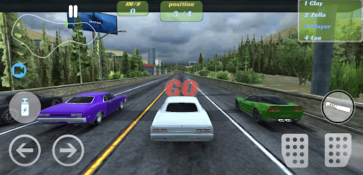 Android application City driving in car racing screenshort