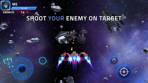 Android application Space gam - War shooter 3D screenshort