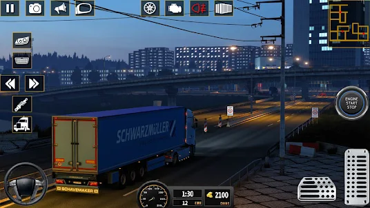 Euro Truck Cargo Driving Sim