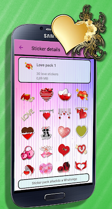WASticker Love Stickersのおすすめ画像2
