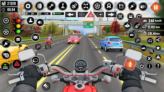 自行車賽車遊戲 - 摩托車遊戲