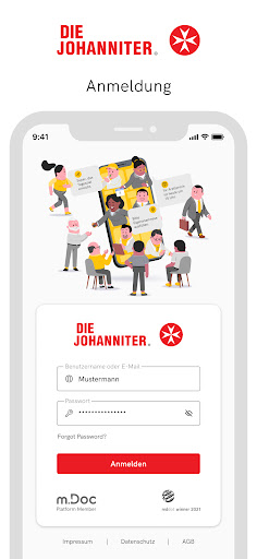 Android application Johanniter-Rehabilitation screenshort