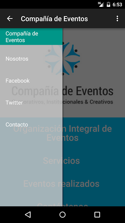 Compañía de Eventos - 1.0 - (Android)