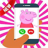 Fake call From Pepa Pig icon
