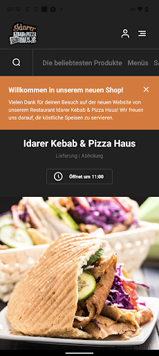 Android application Idarer Kebab & Pizza Haus screenshort