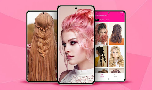 Women Hairstyles 5000+ 22 APK + Mod (Unlimited money) untuk android