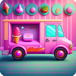 「Ice Cream Truck Cooking」圖示圖片