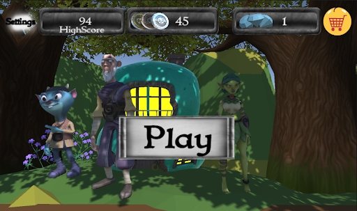 Android application Fantasy Crew: Endless Runner screenshort
