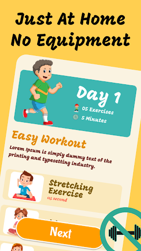 Kids Workout, Fitness For Kids screenshot 11