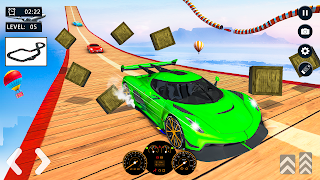 Crazy Car Stunts: Mega Ramps - Screenshot 2