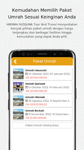 HIKMAH RIZQUNA Tour And Travel Screen 2