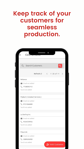 Sameta ERP Screen 2