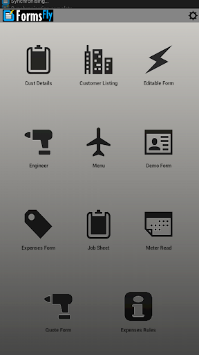 Android application FormsFly Mobile Client screenshort