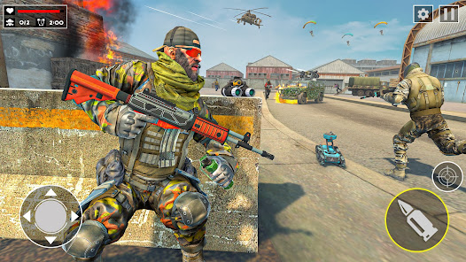 Commando Strike Offline Game v1 MOD (God Mode, Dumb Enemy) APK