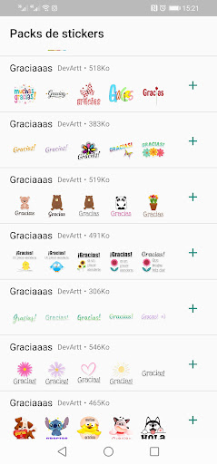 Sticker de Gracias para WAStickerApps 2022
