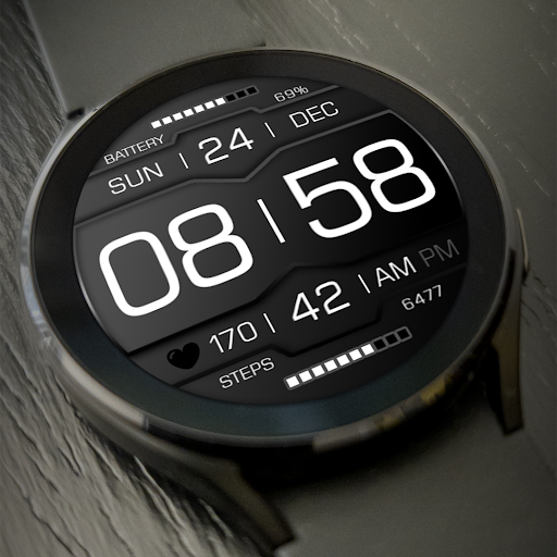 Key118 Digital Watch Face Screen 2
