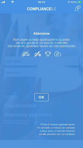 COMPLIANCE5.0 Screen 2