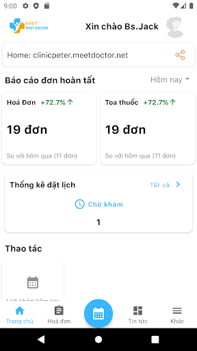 Android application Enet Meetdoctor screenshort